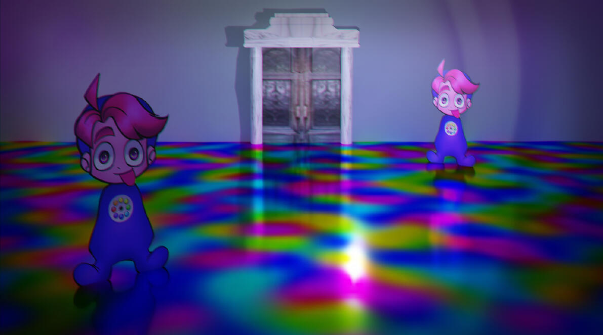 A render inspired from P-Models "Power to Dream" music video